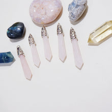 Rose Quartz Icicle Necklace - Pendant Series