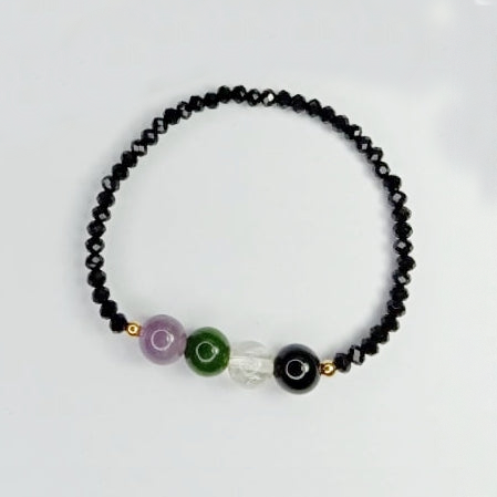 Customized Three Bead Dainty Bracelet