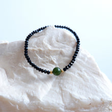 Dainty One Bead Crystal Bracelet