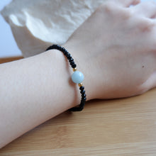 Dainty One Bead Crystal Bracelet