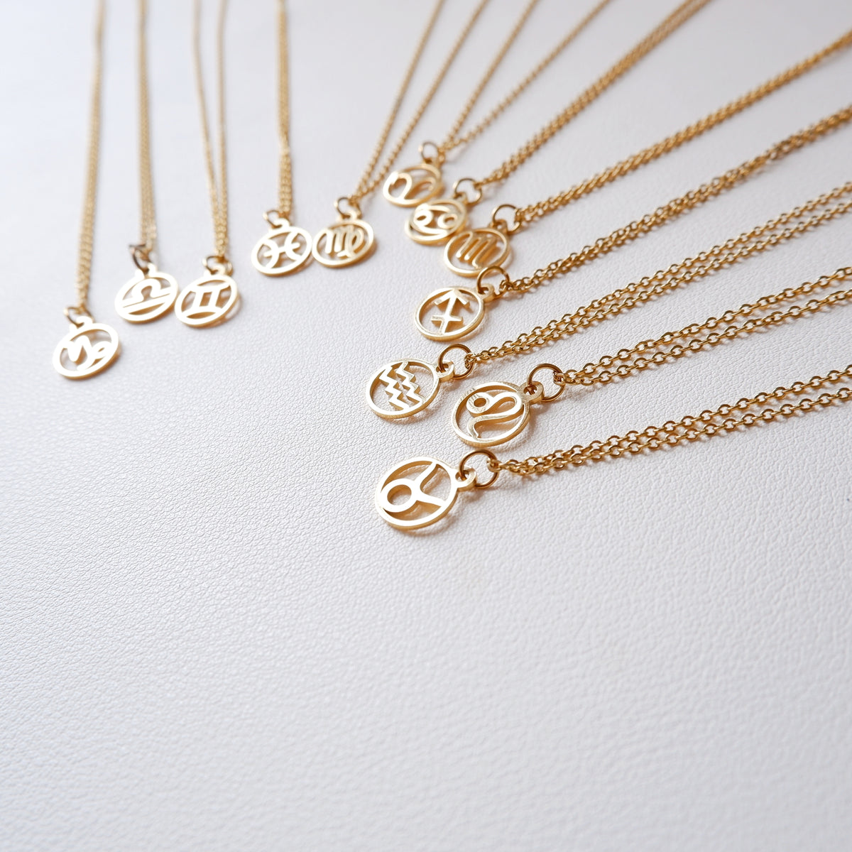 Zodiac Sign Stainless Necklaces