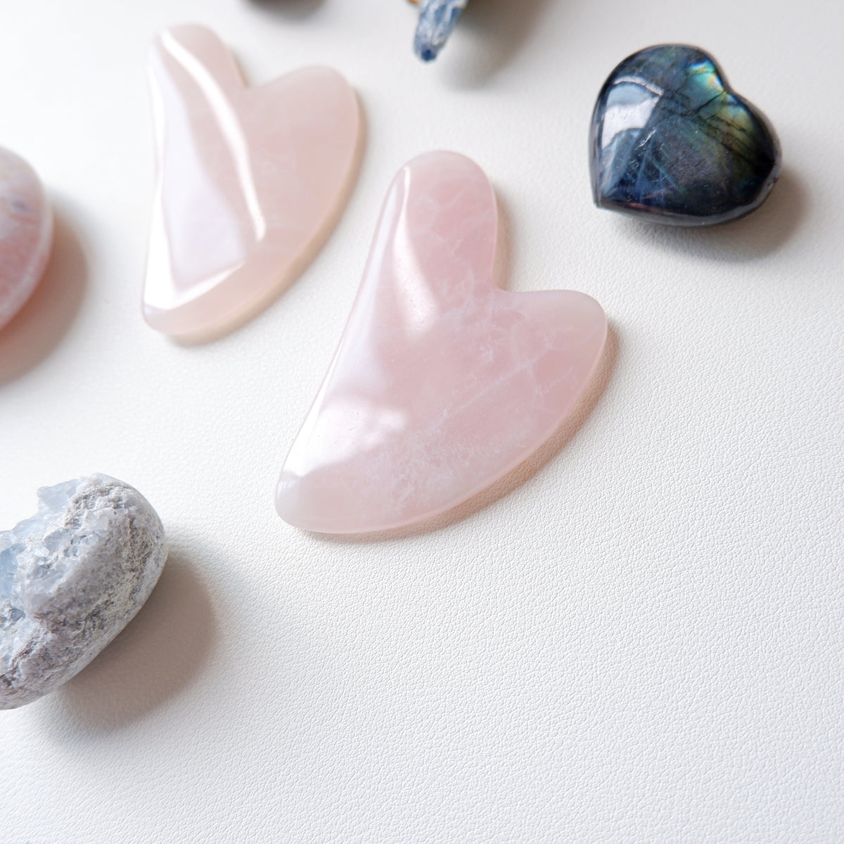 Rose Quartz Gua Sha - Face and Body Massage