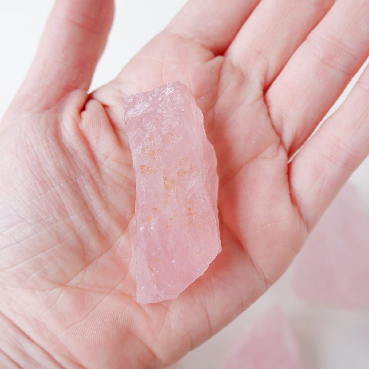 Raw Madagascar Rose Quartz Stone