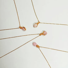 Free-form Pink Opal Necklace