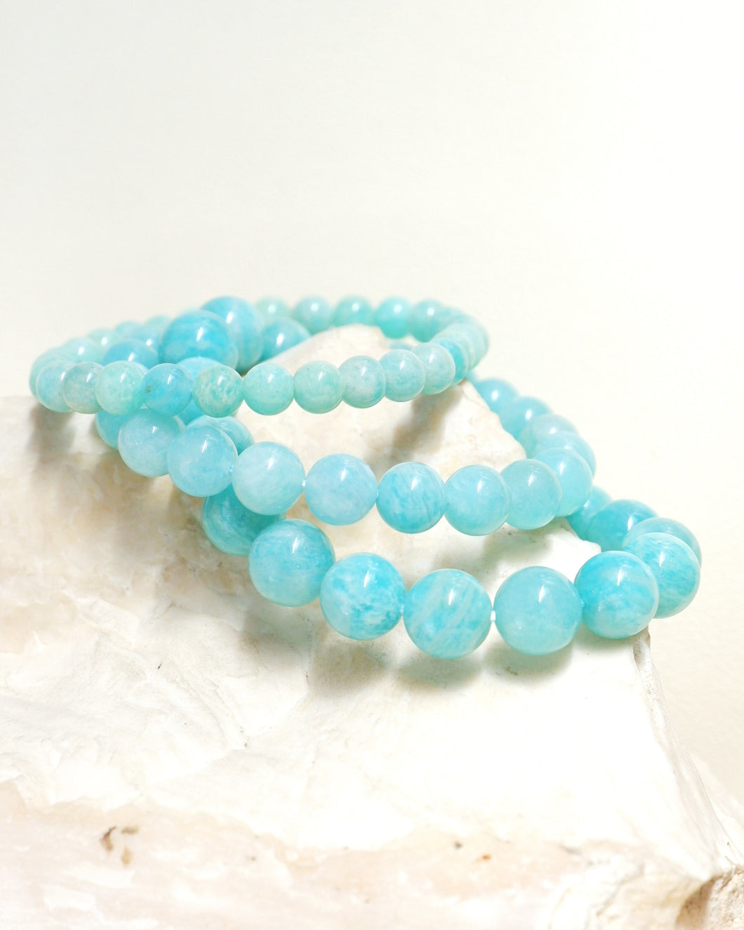Blue Amazonite Crystal Bracelet
