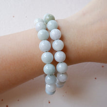 Light Green Burmese Jade Crystal Bracelet