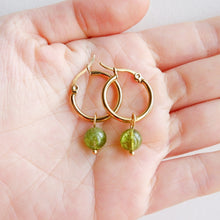 Peridot Crystal Necklace, Ring, Earrings