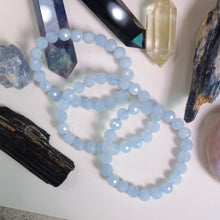 Aquamarine Faceted Bracelet