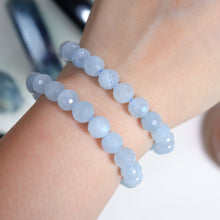 Aquamarine Faceted Bracelet