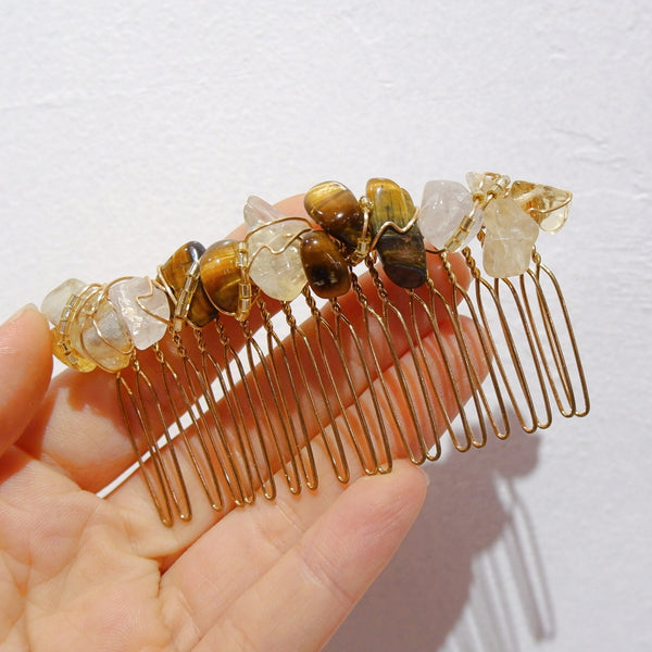 Mae Crystal Hair Comb