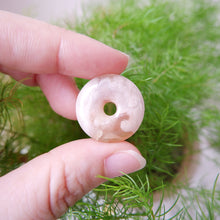 Sakura Agate Donut Pendant