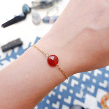 Diana Bracelet - Carnelian Oval