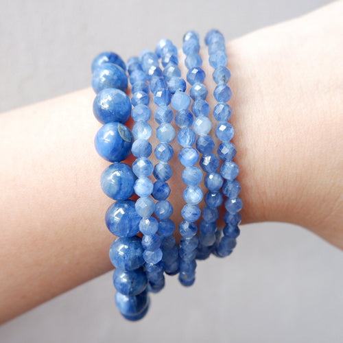 Light Blue Kyanite Crystal Bracelet — Clarity, Alignment & Communication | Made by KCA