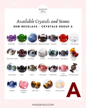 Dew Crystal Necklace | Hand-Wrapped Crystals | Made by KCA