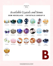 Dew Crystal Necklace | Hand-Wrapped Crystals | Made by KCA