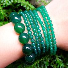 Green Agate Crystal Bracelet