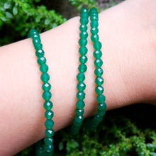 Green Agate Crystal Bracelet