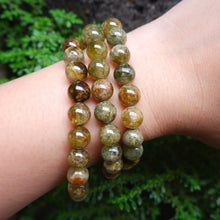 Green Garnet Crystal Bracelet