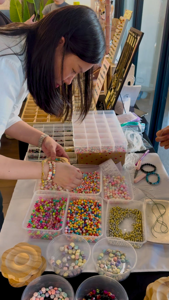 DIY Bracelet-Making Cart for Events & Parties | Made by KCA