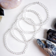 Clear Quartz Crystal Bracelet — Master Healer, Clarity & Amplification | Made by KCA