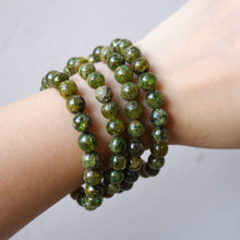 Peridot Crystal Bracelet - 8mm