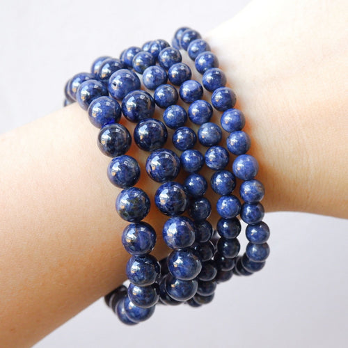 Sapphire Crystal Bracelet 6mm and 8mm