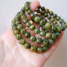 Peridot Crystal Bracelet - 8mm