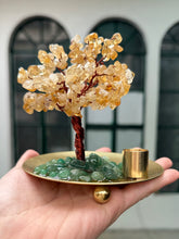 🌳 Reiki Crystal Tree with Incense Holder - Version 3