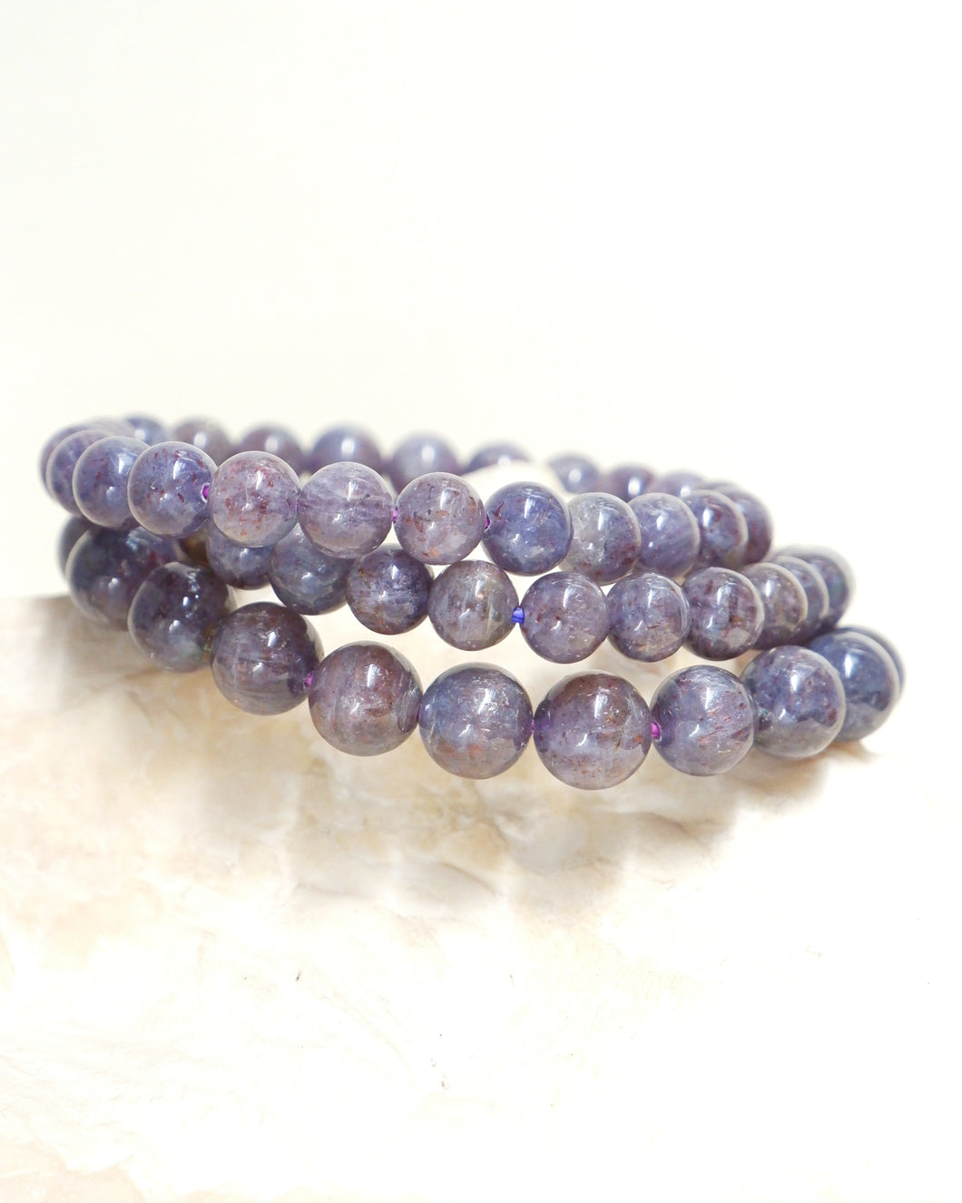 Iolite Sunstone Crystal Bracelet
