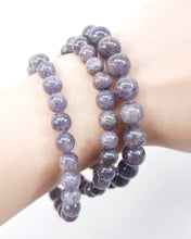 Iolite Sunstone Crystal Bracelet