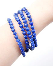 Lapis Lazuli Crystal Bracelet 4mm