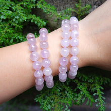 Lavender Quartz or Light Amethyst Crystal Bracelet - 8mm