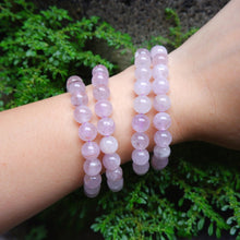 Lavender Quartz or Light Amethyst Crystal Bracelet - 8mm