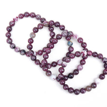 Pink Tourmaline Crystal Bracelet - 8mm
