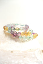 Rainbow Fluorite Crystal Bracelet - 8mm