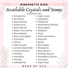 Ribbonette Crystal Rings - Customized and Garterized