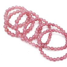Strawberry Quartz Crystal Bracelet - 6mm and 8mm