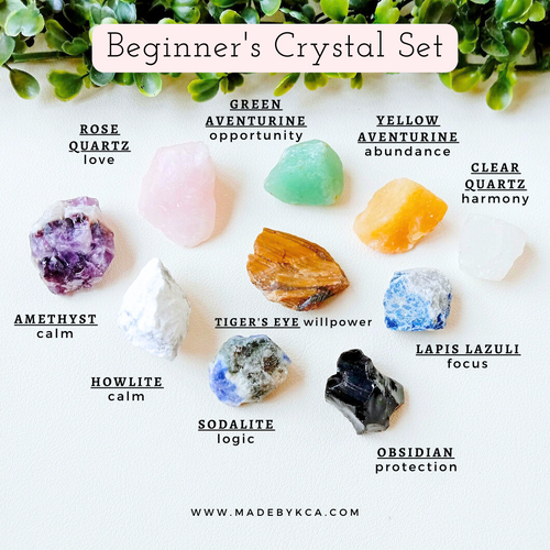 Beginner's Crystal Set - 10 Raw Crystal Set