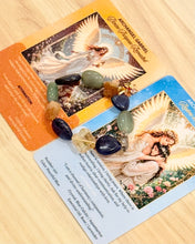 Handmade crystal bracelets created during an intuitive crystal workshop