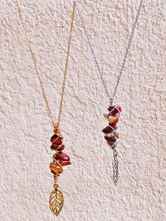 Fae Necklace - Mookaite Jasper