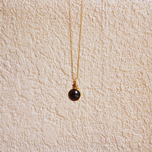 Dew Necklace - Garnet