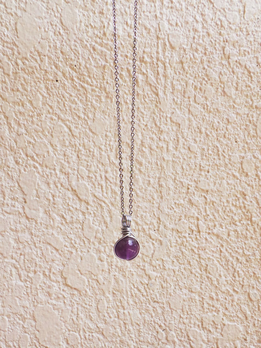 Dew Necklace - Amethyst