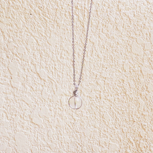 Dew Necklace - Clear Quartz