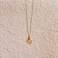 Dew Necklace - Citrine Yellow Quartz