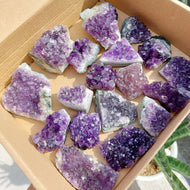 Amethyst Geode Cluster Display - SMALL