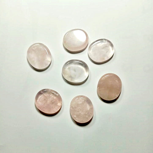 Palm Stone - Rose Quartz