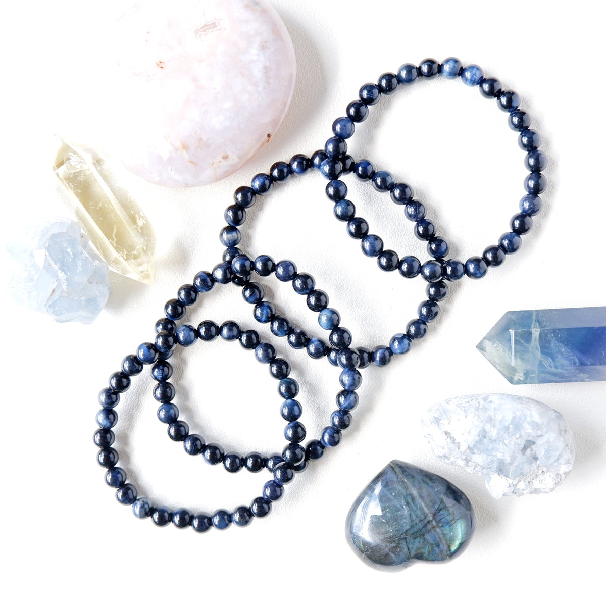 Tiger's Eye Crystal Bracelet - Blue