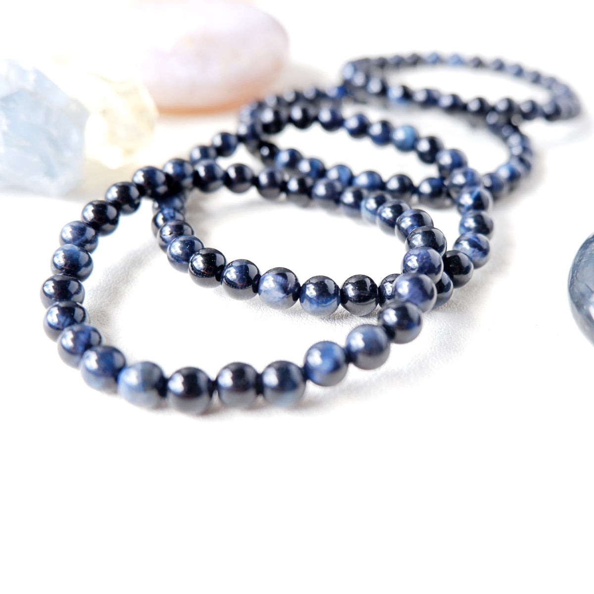 Tiger's Eye Crystal Bracelet - Blue