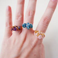 Crystal Tiara Ring