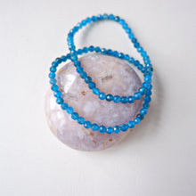 Blue Apatite Crystal Bracelet